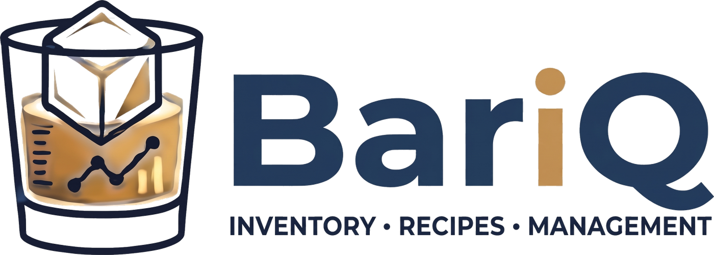 BariQ — Inventory · Recipes · Management